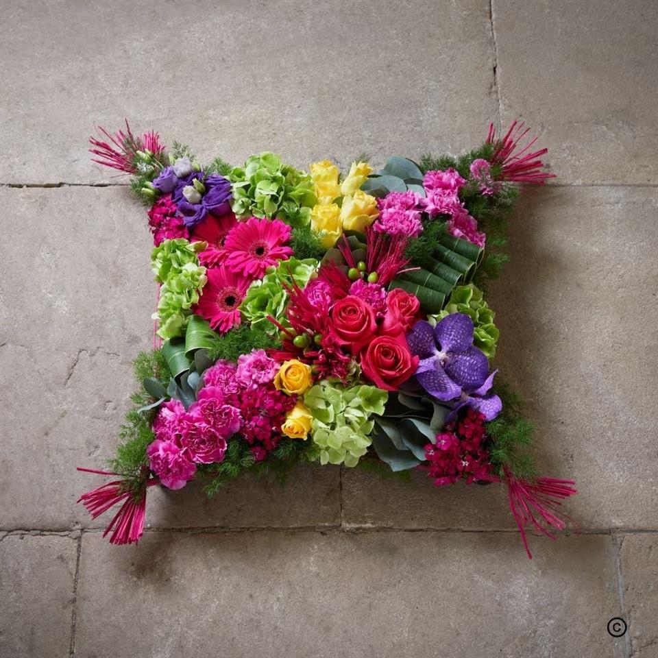 Vibrant - Funeral Cushion - West Cornwall 